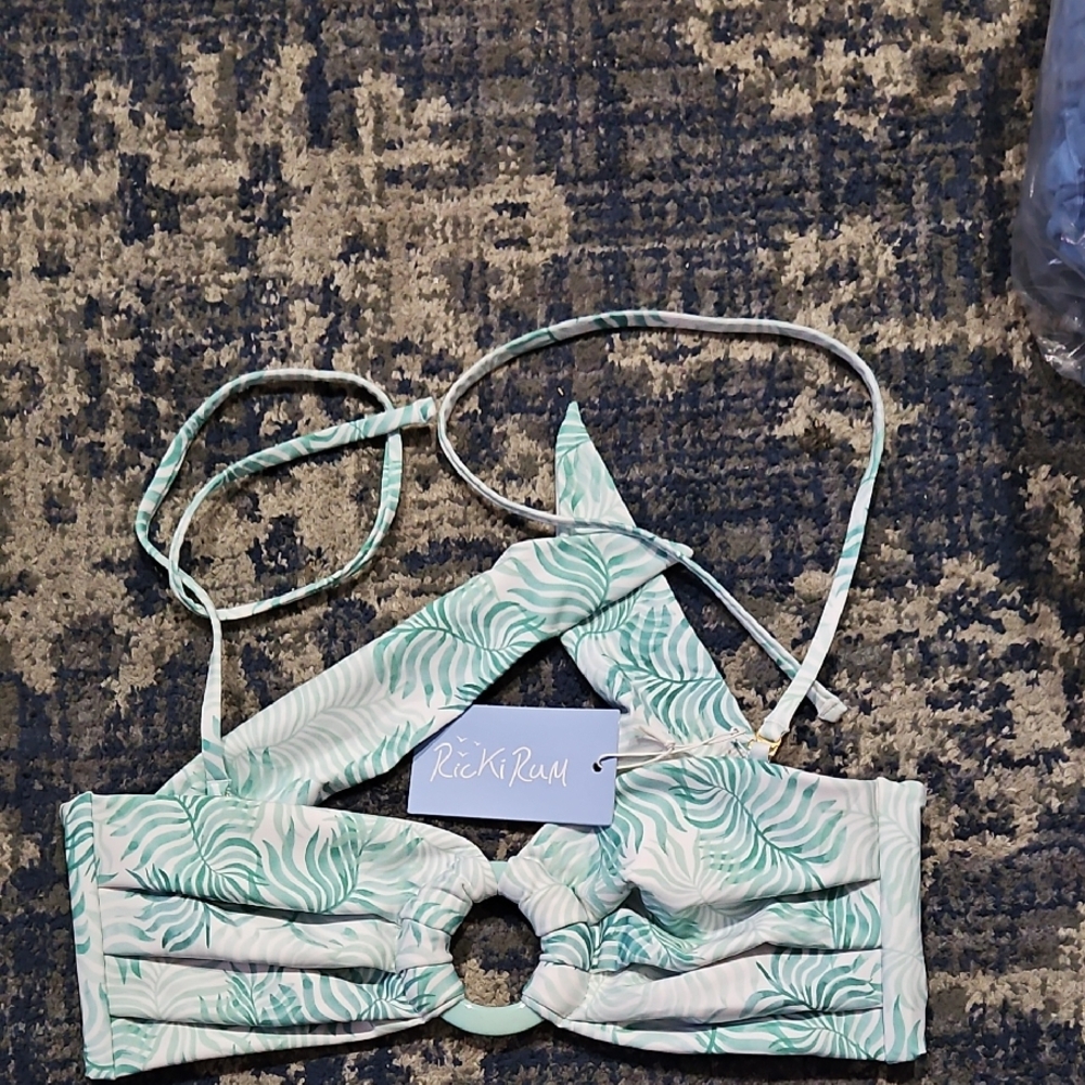 Royal Plam Bikini Top Medium